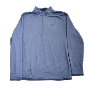 Under Armour Mens Coldgear Quarter Zip Sz XL Utility Outdoors Thermal Base Layer